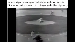 Thumbnail: Jimmy "Toy Cannon" Wynn hits ball out of Crosley Field and onto the Highway.  June 10,1967