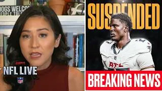 Thumbnail: NFL LIVE | "Falcons’ edge rush is in serious trouble" - Mina on James Pearce Jr.’s 8-game suspension