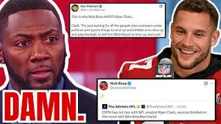 Thumbnail: Nick Bosa SCORCHES Ryan Clark after FIRING at ESPN! Breaks 4YRS of Twitter SILENCE!