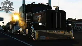 Thumbnail: ATS Mods 4K★ 1.60 | Jersey Concrete Barrier Pizzster & Damo 389 American Truck Simulator
