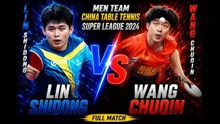 Thumbnail: Wang Chuqin vs Lin Shidong | Men’s Team | China Table Tennis Super League 2024