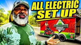 Thumbnail: How I Charge Electric Lawn Mowers On The Job | Off-Grid Commercial Battery Setup