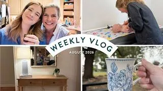 Thumbnail: 100° Summer Days, Home Projects, + Grandparents in Town! | Weekly Vlog