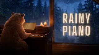Thumbnail: Soft Piano & Rain for Sleep | Cozy Cabin Night