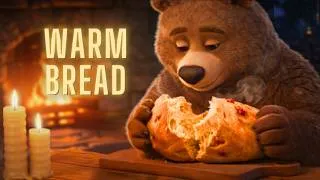 Thumbnail: Warm Bread & Tea | A Cozy Evening in the Forest