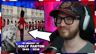 Thumbnail: American Reacts to "King's Guard Moving Tribute to Dolly Parton"