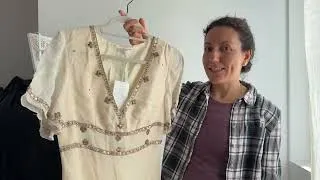 Thumbnail: Just Back From The Thrift Shop - Thrifted Some Silk, Wool, 90s Y2K Fairycore and Grunge Goth Clothes