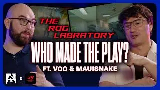 Thumbnail: Which Counter-Strike Pro Made The Play? 📺👀 ft. Mauisnake and Voo | @asusrog Laboratory