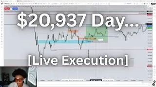Thumbnail: How an advanced ICT trader made $20,937 trading NQ (Live execution)