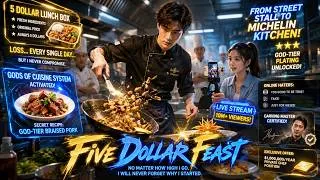 Thumbnail: An Insane 5$ Bento Deal Awakens Chef God System! He Rejects Millions for $5 Meal【Five Dollar Feast】