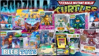 Thumbnail: Godzilla x Teenage Mutant Ninja Turtles x Power Rangers toy collection unboxing | ASMR | No Talking