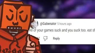 Thumbnail: Responding to Gamedev Hate Comments