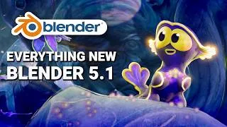 Thumbnail: What's New in Blender 5.1! Official Overview
