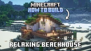Thumbnail: Step-by-Step Guide: Relaxing BEACHHOUSE in Minecraft!