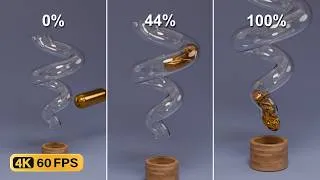 Thumbnail: 【4K 60FPS】Relaxing 3D Physics Simulation | Showcase