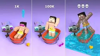 Thumbnail: The Most Relaxing Minecraft Physics Showcase 🔥 4K