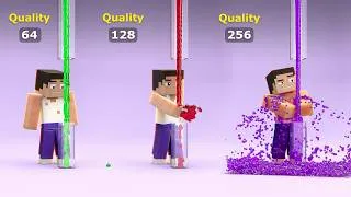 Thumbnail: The Most Realistic Minecraft Simulations🤯 3D Physics Showcase