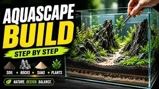 Thumbnail: Step-by-Step Aquascape Build: Soil, Rocks, Sand & Plants