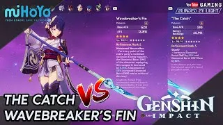 Thumbnail: Genshin Impact - The Catch (R5) VS Wavebreaker's Fin (R2) | Raiden #genshinimpact #baal #genshin
