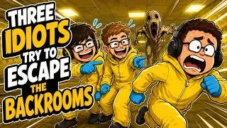 Thumbnail: 3 idiots play escape the backrooms