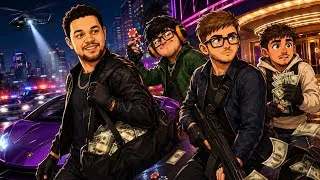 Thumbnail: 4 idiots play Grand theft auto V