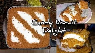 Thumbnail: I Made This Viral Candy Biscuit Dessert in Just 5 Minutes! 😍 | Candy Delight Recipe (No-Bake)
