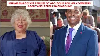 Thumbnail: Miriam Margolyes Refuses To Apologise For Her Comments About Andi Peters’ Background