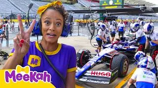 Thumbnail: Meekah Explores Formula 1 Racing | Blippi and Meekah Best Friend Adventures | Educational Videos