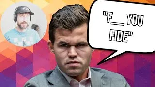 Thumbnail: REACTING to Carlsen's "F--- YOU!" to FIDE!