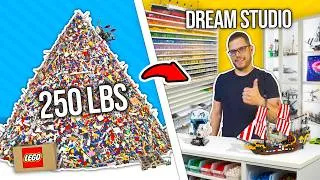 Thumbnail: I Sorted 250 Pounds of Lego and Transformed My Lego Studio