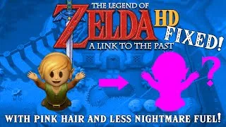 Thumbnail: The Legend of Zelda: A Link to the Past HD - With Pink Hair & Fixed Eyes!