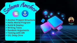 Thumbnail: Solana Anchor Hello World #3 | Project Structure, IDL & Testing with BN 🚀
