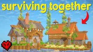 Thumbnail: I Survived Hardcore Minecraft With My Friend (#1)