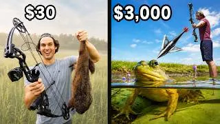 Thumbnail: $30 vs $3,000 Bow Hunting!