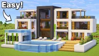 Thumbnail: Minecraft: How to Build a Large Modern House | Tutorial