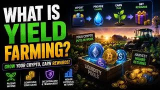 Thumbnail: What Is Yield Farming? | DeFi Explained for Beginners