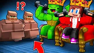 Thumbnail: JJ and Mikey Became KINGS Of FAT Villagers in Minecraft - Maizen