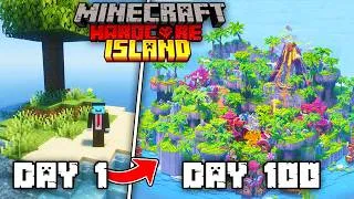 Thumbnail: I Survived 100 Days on a Deserted Island in Minecraft Hardcore!