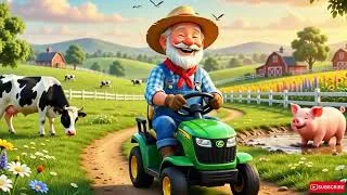 Thumbnail: Old MacDonald Had a Farm 🐮🐷🐶🦆🐑 | Animal Sounds Song | 3D Kids Nursery Rhymes | Baby Songs