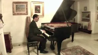 Thumbnail: Almog Aharoni plays Bach prelude & fugue in E flat minor and Debussy preludes 2 & 11