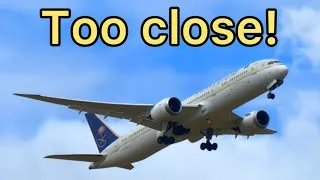 Thumbnail: Too Close! Saudia B787 forced into Go around with runway still occupied.