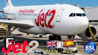 Thumbnail: Onboard Jet2’s A330 / Manchester to Lanzarote / Jet2.com A330-200.