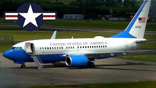 Thumbnail: United States Air Force C40 Clipper - Rare visit at Leeds Bradford airport.
