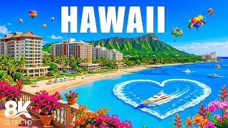 Thumbnail: [8K] Hawaii 🌺 Drone Views, Volcanic Coast & Pacific Paradise | Deep House 🎶