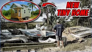 Thumbnail: A Storm Blew his House Down so *WE* Bought him a New Mini House! (Catch & Cook)