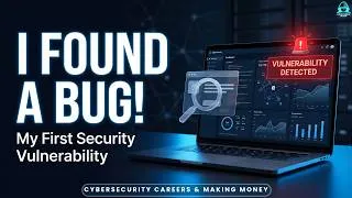 Thumbnail: I Found My First Security Vulnerability — From Beginner to Cybersecurity Researcher