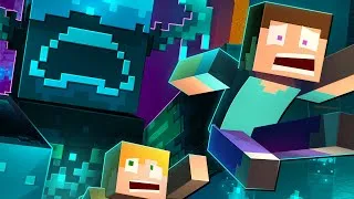 Thumbnail: THE WARDEN! Minecraft Animation - Alex and Steve Life