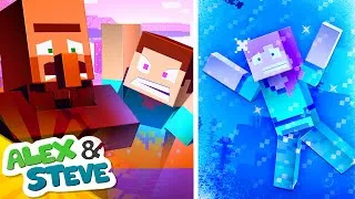Thumbnail: WOULD YOU RATHER (Minecraft Animation) - Alex and Steve Life