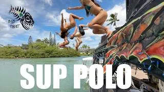 Thumbnail: How to play SUP Polo without specialized equipment- Tom's rules and paying in the Hawaii Kai marina