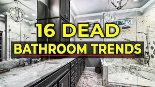 Thumbnail: 16 BATHROOM Trends On the Way OUT in 2025 (and what to do instead)